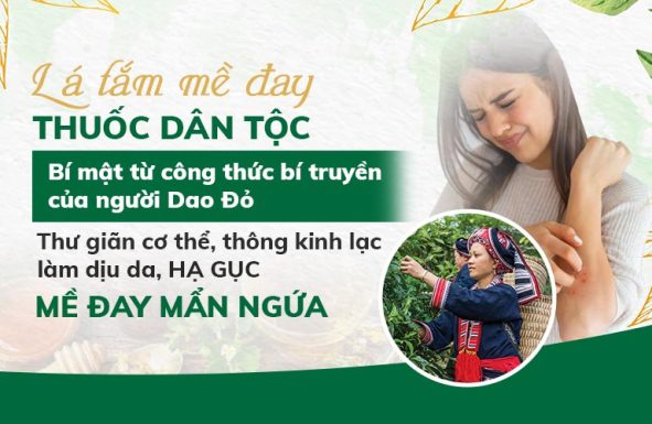 Lá Tắm Mề Đay Thuốc Dân Tộc - KHẮC TINH Của Ngứa Ngáy, Mẩn Đỏ
